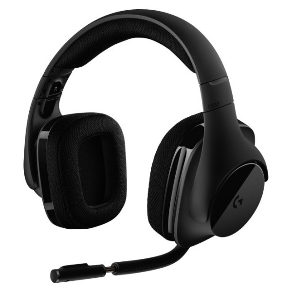 Ігрові навушники Logitech G533 Wireless Gaming Headset (981-000632) Black