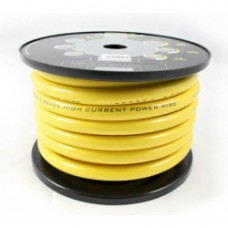 Кабель силовий Hollywood PRO PCY 8 (8GA, жовтий) (метр)