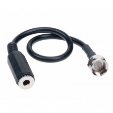 Антенний адаптер 15-7132020 TV F-plug->3,5mm RCA plug