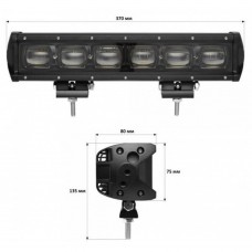 Світлодіодна фара ближнього світла OPPLIGHT 60watt 10-30V IP68 (opl-lsb-lens-60W)