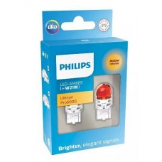 Габарит LED Philips WY21W LED Ultinon Pro6000 11065AU60X2 Amber (2шт.)