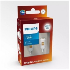 Габарит LED Philips W5W LED Ultinon Pro6000 24V W2.1x9.5d 24961CU60X2 White (2шт.)
