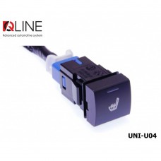Кнопка підігріва сидінь QLine Fiber UNI-U04
