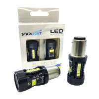 Габарит LED StarLight Vision P21/5W (T25/5) BRS LED BAY15D 1157 White 6000K 12V
