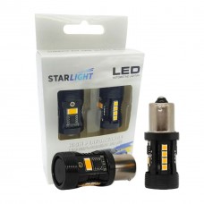 Габарит LED StarLight Vision PY21W (T25) BRS LED BAU15S Amber 12V