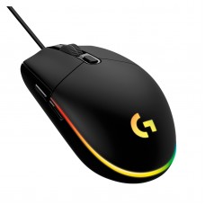 Дротова мишка Logitech G102 Lightsync Black. Геймерська мишка з підсвічуванням.